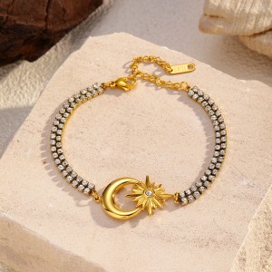 crescent moon bangle