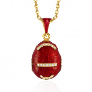 elegant enamel pendant