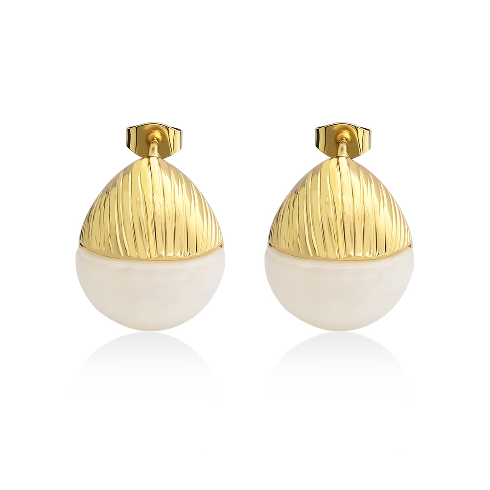 fashionable stainless steel earrings