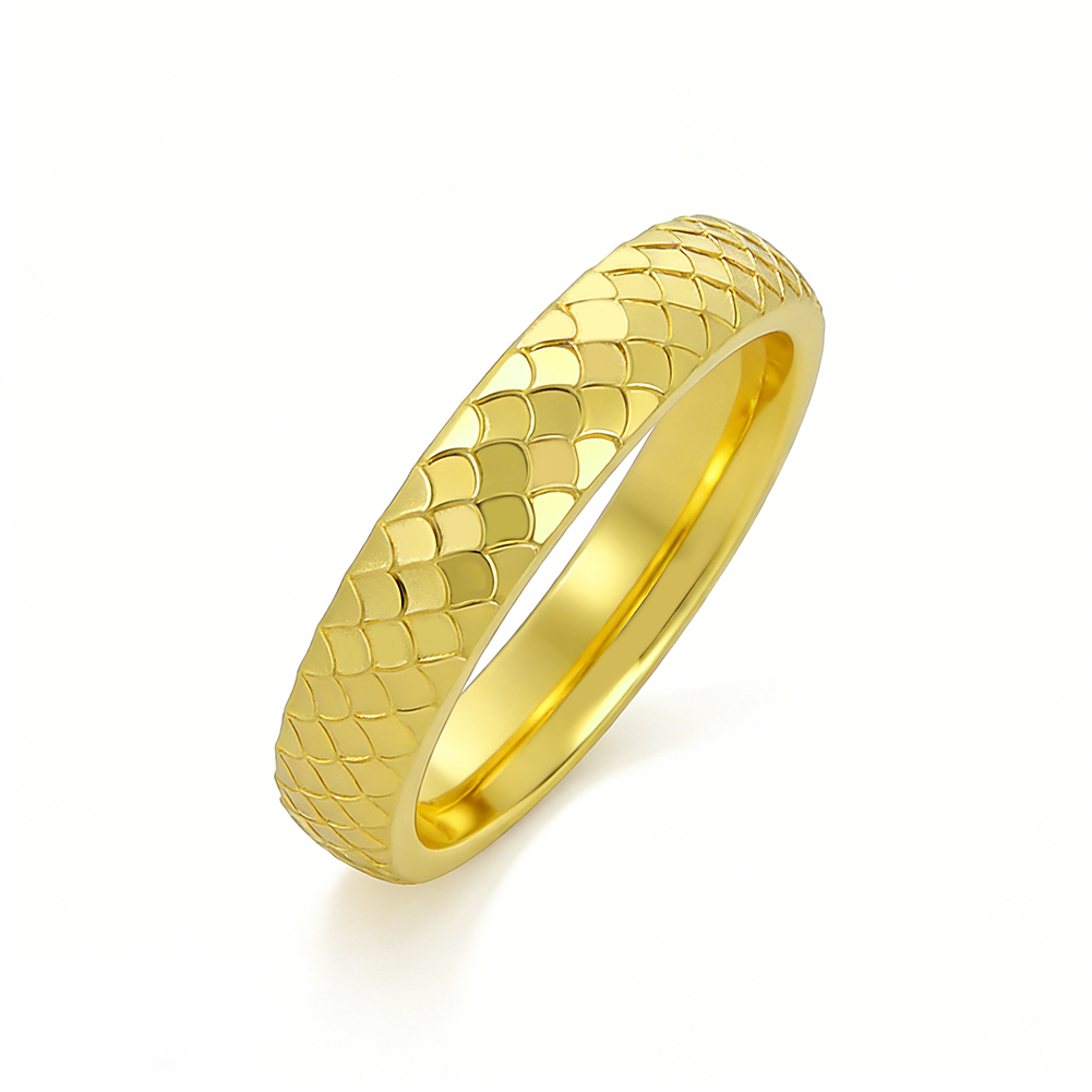 fish scale texture ring