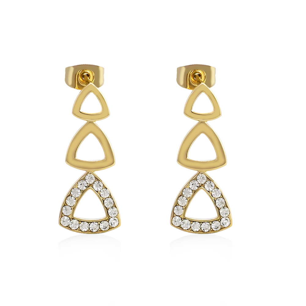 hollowed-out earrings