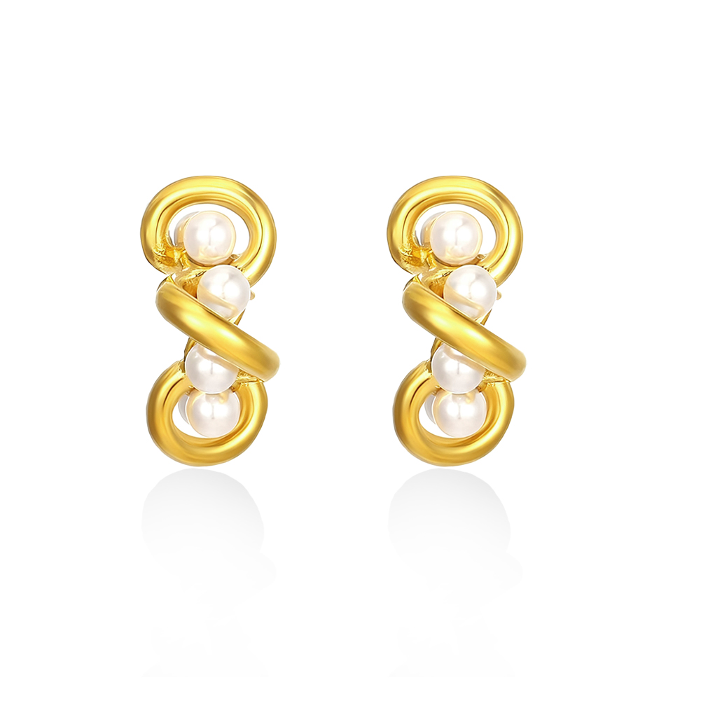irregular pearl earrings
