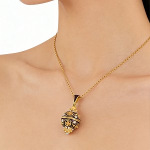 luxury egg pendant