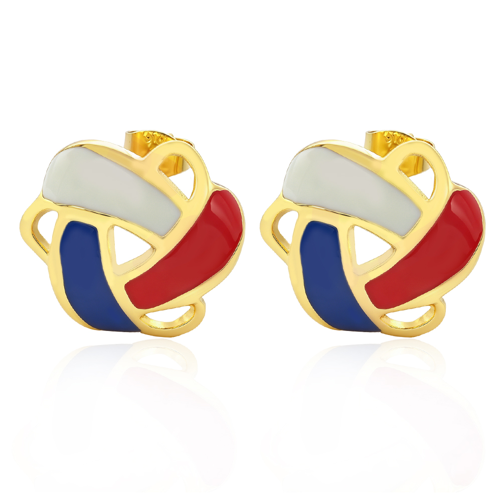 modern retro earrings