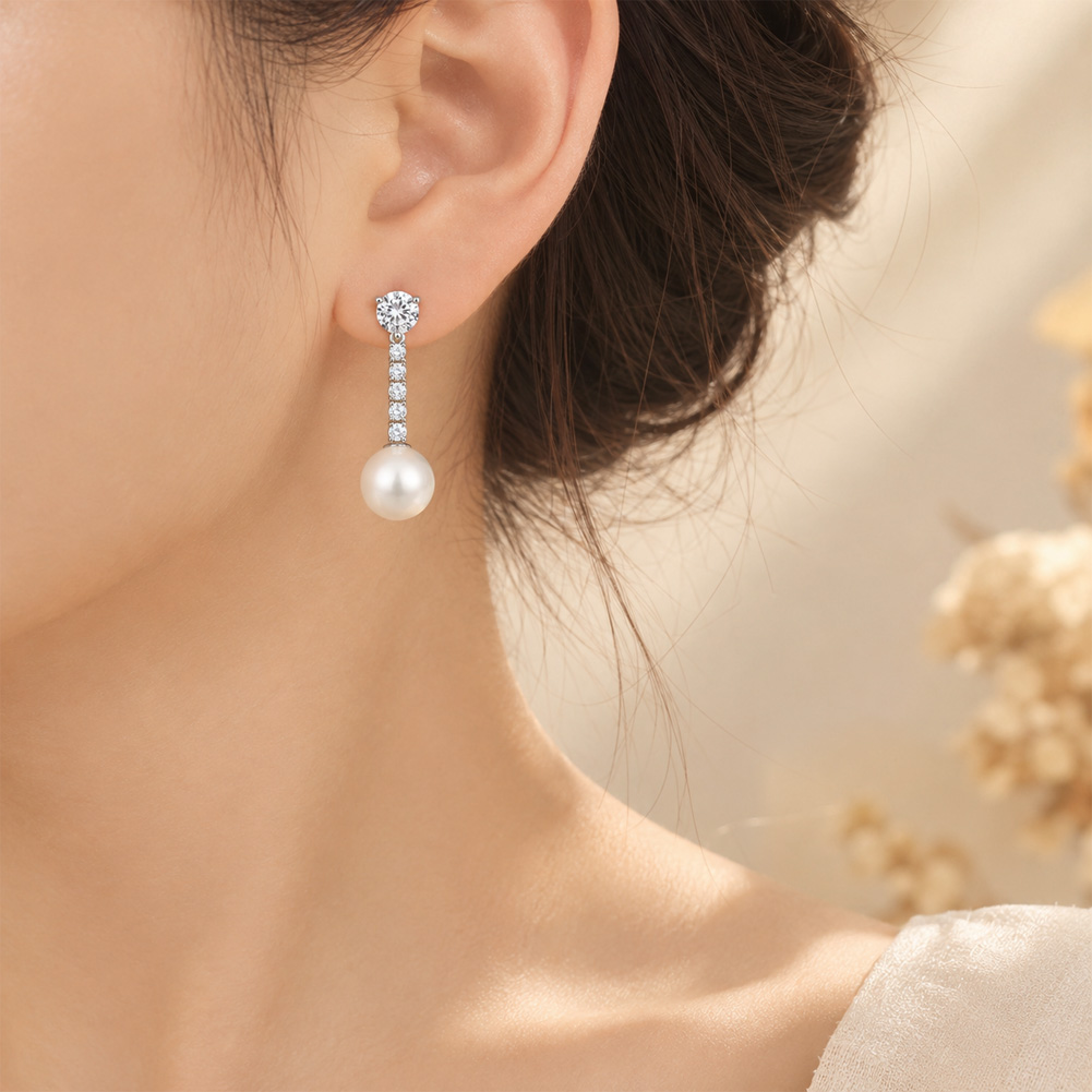 pearl earrings