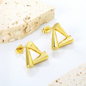 small triangle earrings