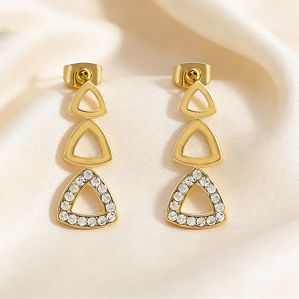 triangle earrings