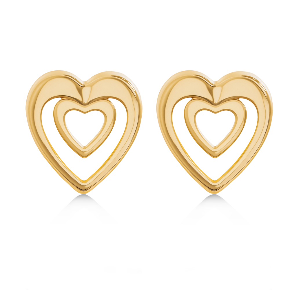 Heart-shaped earrings
