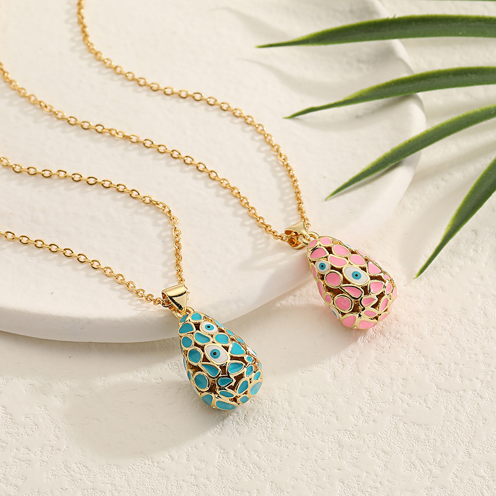 Handmade enamel pendant